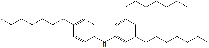 4,3',5'-Triheptyl[iminobisbenzene] Struktur