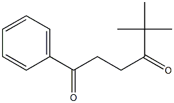 1-Phenyl-5,5-dimethylhexane-1,4-dione Struktur