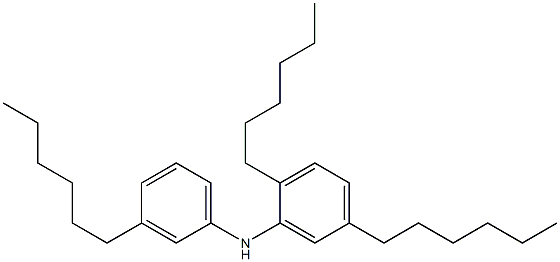 3,2',5'-Trihexyl[iminobisbenzene] Struktur