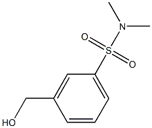 3-Hydroxymethyl-N,N-dimethyl-benzenesulfonamide Struktur