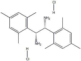 (R,R)-1,2-Bis(2,4,6-trimethylphenyl)-1,2-ethanediamine dihydrochloride, 95%, ee 99% Struktur