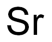 Strontium, plasma standard solution, Specpure|r, Sr 10,000^mg/ml Struktur