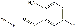 2-amino-5-chlorobenzaldehyde hydrobromide Struktur