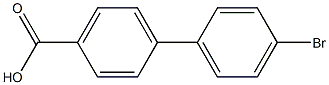 4'-Bromo-biphenyl-4-carboxylic acid Struktur