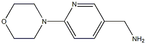 [6-(4-Morpholinyl)-3-pyridinyl]methanamine Struktur