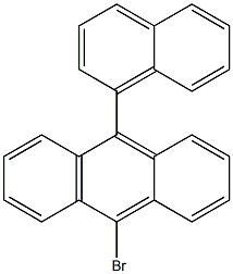 10-(naphthalene-1-yl)-9-bromo anthracene
 Struktur