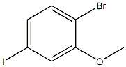 1-Bromo-4-iodo-2-methoxybenzene Struktur