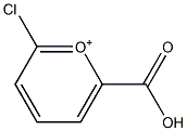 2-Carboxy-6-chloropyrylium Struktur