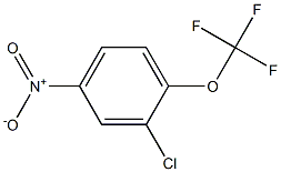 2-chloro-4-nitrotrifluoromethoxybenzene Struktur