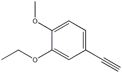 3-Ethoxy-4-methoxyphenylacetylene Struktur