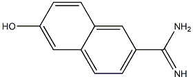 6-hydroxy-2-naphthimidamide Struktur