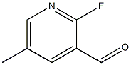 2-Fluoro-5-methylpyridine-3-carboxaldehyde Struktur