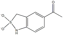 1-(2,2-dioxido-1,3-dihydro-2,1-benzisothiazol-5-yl)ethanone Struktur