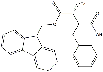 (R)-Fmoc-3-amino-2-benzyl-propionic acid Struktur