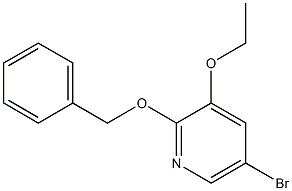 2-(benzyloxy)-5-broMo-3-ethoxypyridine Struktur