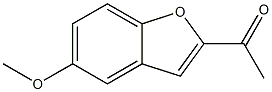 2-Acetyl-5-Methoxybenzo[b]furan, 97+% Struktur