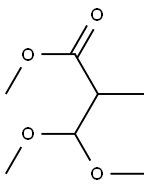 Methyl 3,3-dimethoxy-2-methylpropanoate Struktur