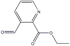 Ethyl 3-formyl-2-pyridinecarboxylate Struktur