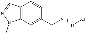 (1-Methyl-1H-indazol-6-yl)methylamine hydrochloride Struktur