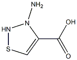 3-氨基-噻二唑-4-甲酸 結(jié)構(gòu)式