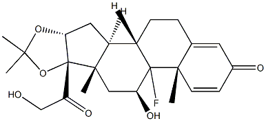 TriaMcinolone Struktur