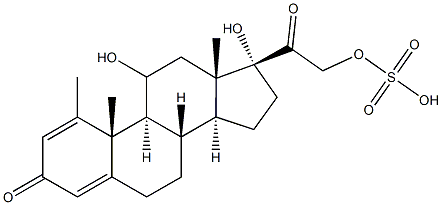 Methylprednisolone Sulfate Struktur