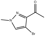 1-(4-Bromo-1-methyl-1H-pyrazol-3-yl)-ethanone Structure