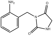 3-[(2-aminophenyl)methyl]imidazolidine-2,4-dione Struktur