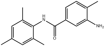 3-amino-4-methyl-N-(2,4,6-trimethylphenyl)benzamide Struktur