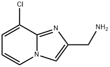 {8-chloroimidazo[1,2-a]pyridin-2-yl}methanamine Struktur