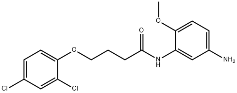 N-(5-Amino-2-methoxyphenyl)-4-(2,4-dichlorophenoxy)butanamide Structure