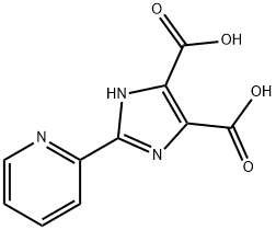 2-(pyridin-3-yl)-1H-imidazole-4,5-dicarboxylic acid Struktur