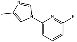 2-Bromo-6-(4-methylimidazol-1-yl)pyridine Struktur