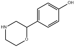 4-(morpholin-2-yl)phenol Struktur