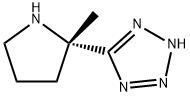 5-[(2S)-2-methylpyrrolidin-2-yl]-1H-1,2,3,4-tetrazole Struktur