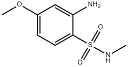 2-amino-4-methoxy-N-methylbenzene-1-sulfonamide Struktur