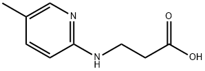 3-[(5-methylpyridin-2-yl)amino]propanoic acid Struktur