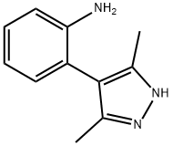 2-(3,5-dimethyl-1H-pyrazol-4-yl)aniline Struktur