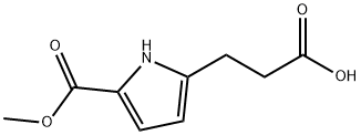 3-(5-(METHOXYCARBONYL)-1H-PYRROL-2-YL)PROPANOIC ACID Struktur