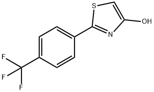 2-(4-Trifluoromethylphenyl)-4-hydroxythiazole Struktur