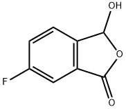 6-fluoro-3-hydroxyisobenzofuran-1(3H)-one Struktur