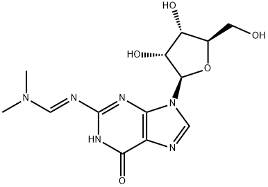 N2-[(DIMETHYLAMINO)METHYLENE]GUANOSINE 結(jié)構(gòu)式