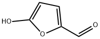 5-hydroxyfuran-2-carbaldehyde Struktur