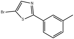 5-Bromo-2-(3-tolyl)thiazole Struktur