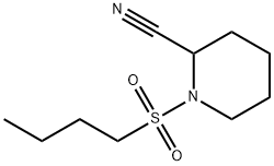 1-(butylsulfonyl)piperidine-2-carbonitrile Struktur