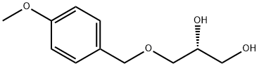 3-((4-methoxybenzyl)oxy)propane-1,2-diol Struktur