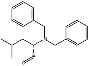 Pentanal, 2-[bis(phenylmethyl)amino]-4-methyl-, (2S)- Struktur