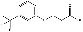 3-[3-(trifluoromethyl)phenoxy]propanoic acid Struktur