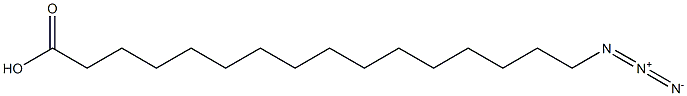 Azidopalmitic acid Struktur