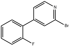 2-Bromo-4-(2-fluorophenyl)pyridine Struktur